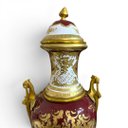 Ver imagem 3 de Par de Anforas + Centro de Mesa Vermelho a: 64cm L: 22cm C: 15cm | a: 37cm L: 42cm C: 25cm
