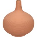 Ver imagem 1 de Vaso Decorativo Enfeite Planta Aparador Garrafa Cerâmica 20x18x18cm Pêssego