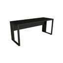 Ver imagem 2 de Escrivaninha Escritório Home Office 1,70m x 0,70m com Pés em Metal Industrial Executive Preto