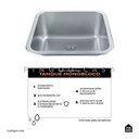 Ver imagem 3 de Kit Tanque Aço Inox e Cuba para Cozinha Nawa Pingoo.casa