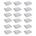 Ver imagem 1 de Ralo Oculto Invisivel 15x15 Inox Kit 18 Uni Box Banheiro Cozinha Lavanderia Lavabo Discreto Seguro C