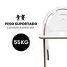 Cadeira Infantil Mdf Reforçada para Estudos Criança - Branco - 5