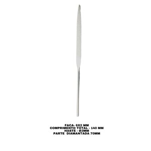 Lima Diamantada Profissional Individual Agulha 140mm - FACA PF-107L - #120