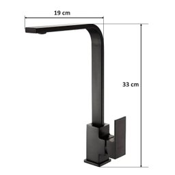 Torneira Luxo Monocomando 360 Graus Cozinha Banheiro Bancada Mesa Pia Aerador Misturador Agua Quente - 8