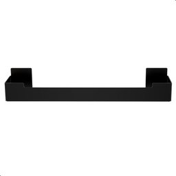 Porta Toalha Rosto com Adesivo Suporte Banheiro Preto F.elg - 1