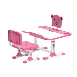 Mesa e Cadeira Infantil Estudo e Desenho Br/rs B190pk - Elg - 1