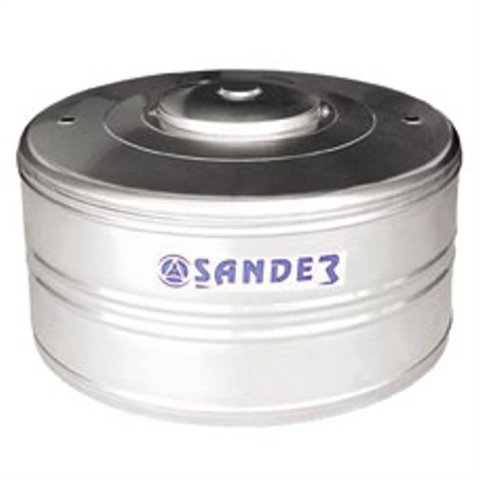 Caixa D' Água Em Aço Inox Com Tampa 500 Litros Compacta Funda - SANDER