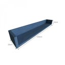 Ver imagem 5 de Escrivaninha com Prateleira Suspensa Helen 100cm Bramov Azul