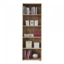 Ver imagem 7 de Conjunto de 3 Estantes para Livros Biblioteca 15 Nichos 1,8x1,8M Multy Artely Móveis Marrom Rústico