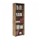 Ver imagem 6 de Conjunto de 3 Estantes para Livros Biblioteca 15 Nichos 1,8x1,8M Multy Artely Móveis Marrom Rústico