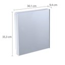 Ver imagem 2 de Armário de Plástico Versátil Branco 30,1 X 9,4 X 35,3cm