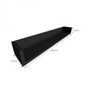 Ver imagem 5 de Escrivaninha Mesa Escritório 100% MDF 100CMX47CM 2 Gavetas 100cm Branca e Preto
