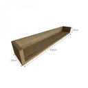 Ver imagem 5 de Escrivaninha Mesa Escritório 100% MDF 100CMX47CM 2 Gavetas 100cm Branca e Carvalho Mel Bege