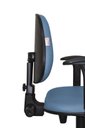 Ver imagem 4 de Cadeira Giratoria Zeus Executiva Back System - Couro Sintetico Corano - Azul Claro