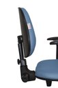 Ver imagem 5 de Cadeira Giratoria Zeus Executiva Back System - Couro Sintetico Corano - Azul Claro