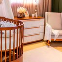 Ver imagem 6 de Cômoda Infantil Evolutiva Redonda Cor Branca Com Madeira