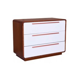 Cômoda Infantil Evolutiva Redonda Cor Branca Com Madeira - 1