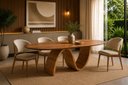 Ver imagem 4 de Mesa de Jantar Copenhague 260cm x 120cm Tampo Oblongo