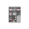 Guarda-Roupa Infantil 3 Portas e 4 Gavetas 220cm Pérola Cinza - 7