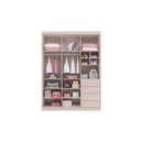 Ver imagem 7 de Guarda-Roupa Infantil Rosa 3 Portas e 4 Gavetas 220cm Pérola