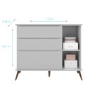 Ver imagem 5 de Cômoda Infantil 1 Porta 3 Gavetas Melinda