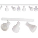 Ver imagem 1 de Trilho Eletrificado 84cm 6 Spots E27 Led Comum C/ Conector/emenda Cor:branco