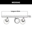 Ver mais imagens de Trilho Eletrificado 84cm 6 Spots E27 Led Comum C/ Conector/emenda Cor:branco
