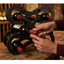 Ver imagem 2 de Adega para Vinhos Suporte Madeira MDF 6 Garrafas Infinito