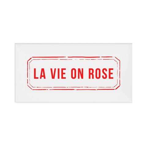 Azulejo Decorativo - La Vie En Rose - Casa Toco