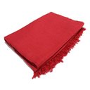 Ver imagem 1 de Manta para Sofá Luxo Gigante 120x210 Protetora Algodão Liso Vermelho Oem