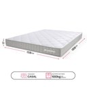 Ver imagem 2 de Colchão Casal Duo Ortopédico D33 À Vácuo 138x188x17cm Bf Colchões