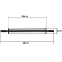 Ver imagem 3 de Rm Rolo de Mao para Massa Profissional Cromado 400x57mm