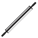 Ver imagem 1 de Rm Rolo de Mao para Massa Profissional Cromado 400x57mm