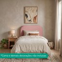 Ver imagem 7 de Cabeceira Painel Suspenso Solteiro 100 cm Alana Organica Boucle Rosa Artte