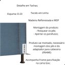 Ver imagem 3 de Cabeceira de Cama Box Estofada 140 Cm Casal Viviane Linho