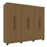 Guarda-Roupa 6 Portas 4 Gavetas Coliseu Top Imop Móveis - 3