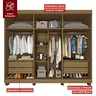 Guarda-Roupa 6 Portas 4 Gavetas Coliseu Top Imop Móveis - 7