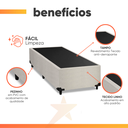 Ver imagem 3 de Cama Box 0,79m com 38cm de Altura Prince Branco