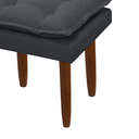 Ver imagem 4 de Kit 02 Puff Maria para Sala de Tv e Estar Quarto Confortável Suede Cinza Mabe Magazine