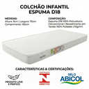 Ver imagem 6 de Cama Montessoriana Infantil 100% MDF com Colchão D18 Inmetro Estrado Madeira 150x70cm - Branco