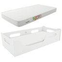 Ver mais imagens de Cama Montessoriana Infantil 100% MDF com Colchão D18 Inmetro Estrado Madeira 150x70cm - Branco