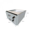 Ver imagem 4 de Escrivaninha Mesa Escritório Arvo 2 Gavetas 100cm Bramov Cinza Cristal