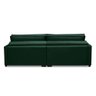 Sofá Cama Retrátil e Reclinável 2,30m com Molas Karen Veludo Verde Adonai Estofados - 7
