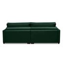 Ver imagem 7 de Sofá Cama Retrátil e Reclinável 2,30m com Molas Karen Veludo Verde Adonai Estofados