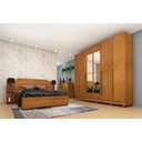 Ver imagem 2 de Guarda Roupa Casal Com Espelho e 10 Pés 6 Portas 8 gavetas Sevilla Tcil Móveis Sevilla com espelho e