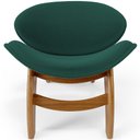 Ver imagem 3 de Kit 4 Poltronas Decorativa Orgânica Sala Living Kadosh L02 Bouclê Verde - Lyam Decor
