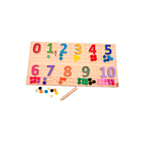 Placa Numérica de Encaixe para Aprendizado e Coordenação