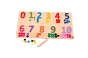 Ver imagem 1 de Placa Numérica de Encaixe para Aprendizado e Coordenação