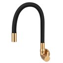 Ver imagem 1 de Torneira Cozinha Gourmet Flexível Gold Black/preto Parede