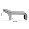 Maca Estética Estofada Clean Veludo Cinza Claro Sofa Store - 6